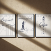 Triptyque - Bleu des Mers - Julie Aoutin studio graphique