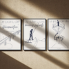 Triptyque - Bleu des Mers - Julie Aoutin studio graphique